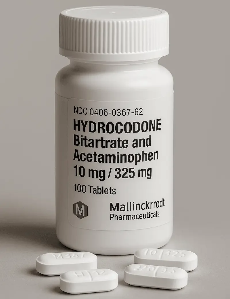 Hydrocodone M367 10/325mg
