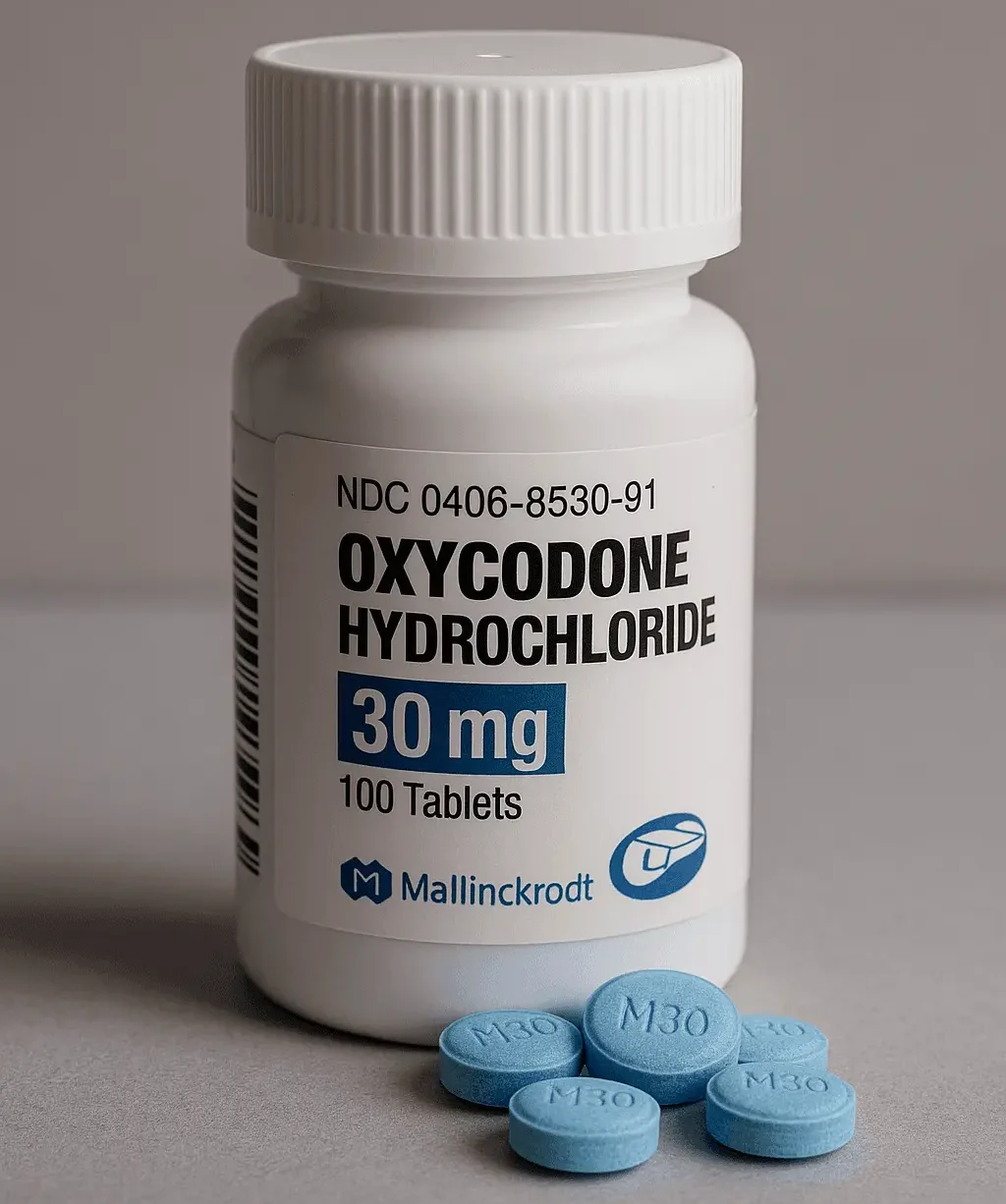 Oxycodone 30mg (M30 Blue Tablets)