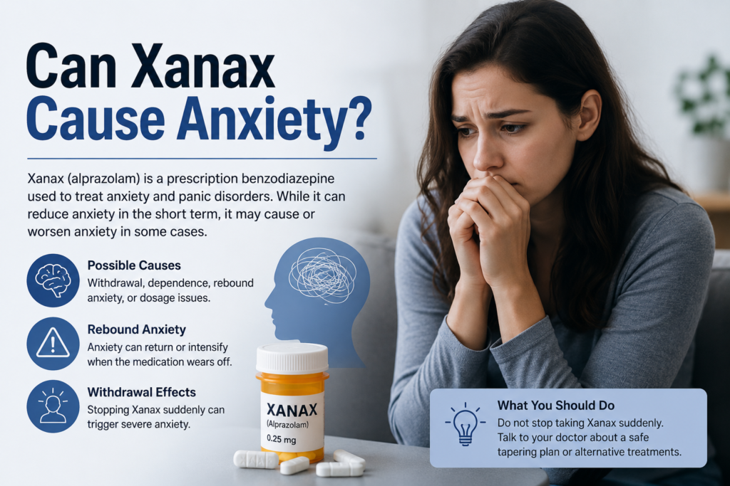 Can Xanax Cause Anxiety